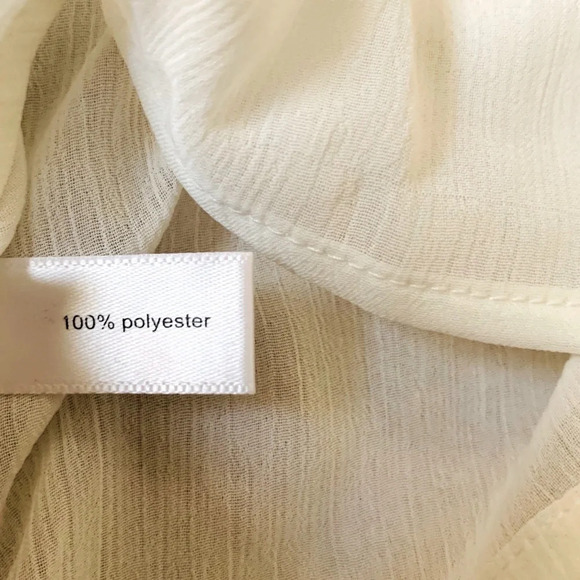 The Limited blouse White Ruffle collar top size small - Picture 11 of 16